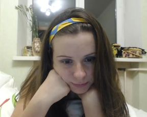 Hermosa rusa con dildo