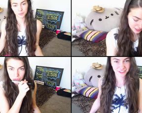 Chroniclove showing off booty and a few peeks of plump pink pussy in cam recording 2017-05-08 020030