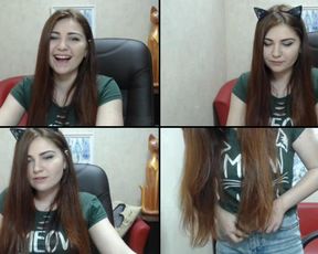 SvetaDark pussy drip n run like a faucet from the doggie position in free cam recording 2017-05-09 215709