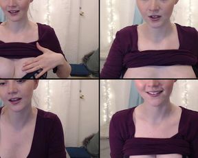 HayleeLove flashing, fingering, fondling, tasting her own juices in free cam recording 2017-05-03 114155
