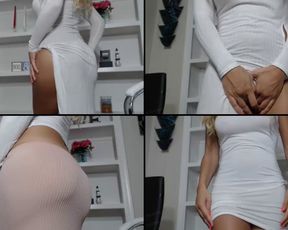 Aprodithes36 glass rod and vibe on clit in cam recording 2017-04-19 174231