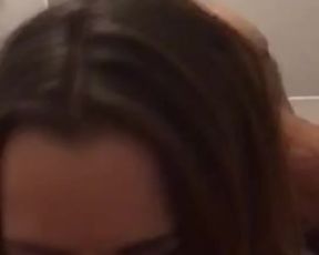 Scottish milf sucks dick & pisses