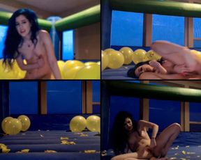 Kati3kat fucking and choking on her dildo two fingers in the ass fuck and licking the creaher pussy juices off in free cam recording 2017-07-01_101112