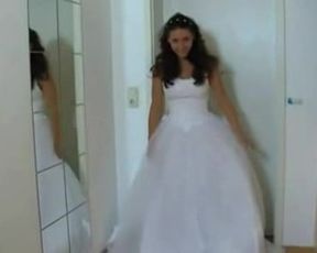 Bride Showing Pussy