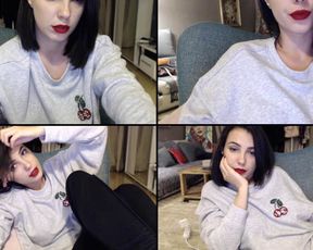 CrazyDJ_ fucking her tight ass hole and a creaher pussy in free cam recording 2017-10-16_023231