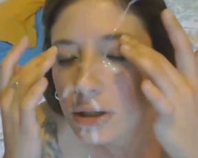 Massive facial cumplicity