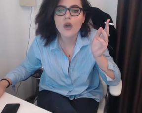 Anyaryder smoking and teasing