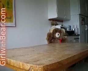 girlwithbear - table dance