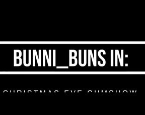 bunni_buns Christmas eve cumshow