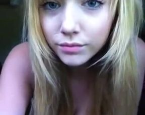 sexy blonde camgirl 1