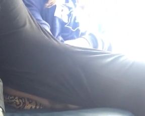 Masturbating on plane