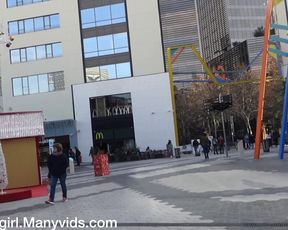 Littlesubgirl Fucking in Public & Naked in City