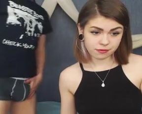 Hot White Teen Fucked by Her Bearded Partner