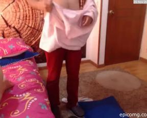 Nanale friend Natys and Alexandro Blowjob