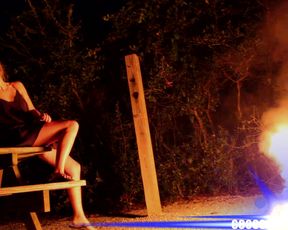 CeCeSeptember Campfire Fucking in private premium video