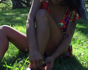 AlohaLisa Public Park in private premium video