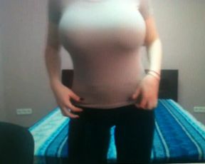 Go on Amalia stretch that fucking shirt