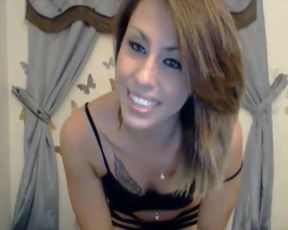 Warm looking babe having intense orgasm