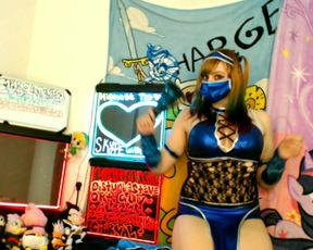 BabyZelda SO CREAMY Ninja Fuck Machine MAX SPEED in private premium video