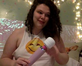 Curvesandkinkfux First Ever Magic Wand  in private premium video