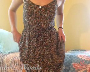 Clarabelle.Woods Sheer Panties Amp Sundress Masturbation in private premium video