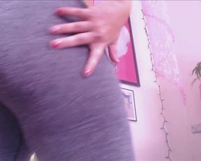 CarmitaBonita Big Natural Ass On StairStepper in private premium video