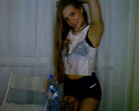 Goldgoddess wet t-shirt recording