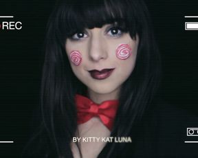 Kittykatluna Jigsaw Large Squirting Dildo Fuck in private premium video