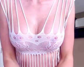 Kerri King Mistress Kerri Treats You To Some BoobPec Flexingset To Music in private premium video