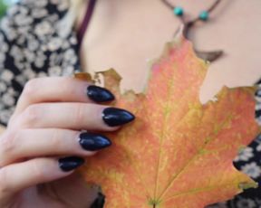 LilyIvy - Autumn-Outdoor.strip.tease-2016.11.19-720p
