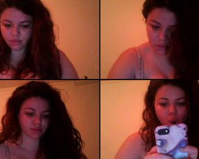 Lindalovin kinky and wet in webcam recording 2018-09-06_17-40-56
