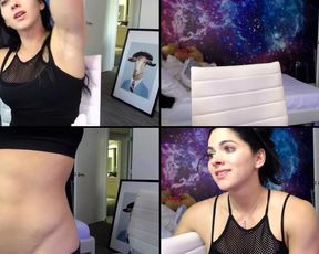 AspenRae nasty dildo play, then a dido suck at the end as i begged for his nut in free cam recording 2018-09-07_073341