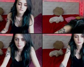 Doll_Tattoo soaking wet in free cam recording 2018-09-14_221129