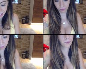 AmyDay cumming on your counter in free cam recording 2018-09-14_084032