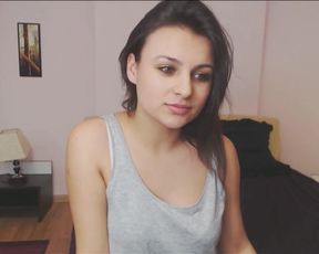 GLORYIA Romanian Teenage Girl Masturbates HD