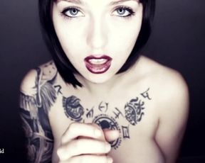 Goth Girl Titty Fuck Cumshot on Tits