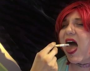 Ash on me and in my Mouth!