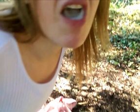 Fuck me in Public Park and I Swallow your Cum