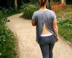 Love Fucking outside with a Nice Cum Reward