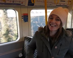 Quick Blow Job & Swallow on the Train