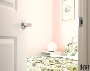 Lesbian Double Dildo, Rimming & Orgasm from Oral | Lindsey Love freckledRED