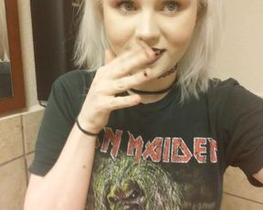 FRISKY BUSINESS- Fingering my Wet Pussy at Work