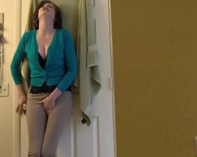 Get out of the Bathroom, (step)son! - mrs Mischief Ageplay MILF PEE POV