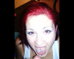 Me taking Load in Mouth