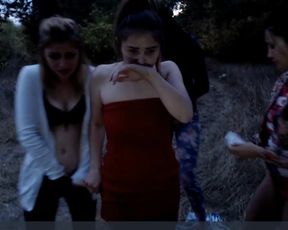 girls squirting on each other on the outdoor