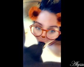 Alyssa Quinn gets Mouth Fucked and Massive Facial on Snapchat