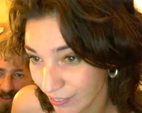 sexy babe sucks cream off cock