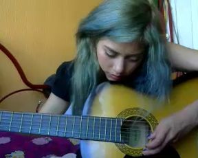 sexyaliceskay guitar and anal toy recording