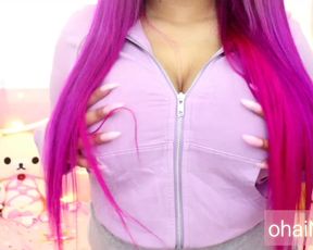 Ohainaomi breast tease