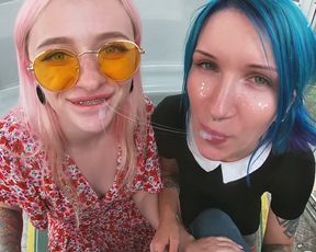 keokistar – Risky Ferris Wheel Blowjob with Slutty Teen
